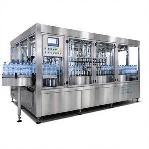 เครื่องบรรจุน้ำแร่ 90 BPM ตัวเครื่องสแตนเลส 304  บรรจุขวดขนาด 200 มล. ถึง 2 ลิตร  ความเร็ว 1000 BPH ถึง 12000 BPH เครื่องบรรจุของเหลวอัตโนมัติ - Product Image 1