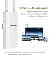 Offre Exceptionnelle Royaume-Uni Point d'Accès Wifi Extérieur Comfast CF-EW71 Openwrt Routeur Sans Fil OEM Répéteur Longue Portée Ubiquiti NanoStation M5