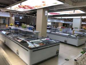 Présentoir de crème glacée d'aliments surgelés de supermarché Vitrine de viande Équipement commercial de congélateur d'îlot de réfrigérateur - Product Image 6