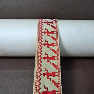 Authentic polyester Embroidery different colour <b>Trimming</b> Embroidery <b>Trimming</b> Trim for Elegant Evening Wear Bordes de bordado - Product Image 2