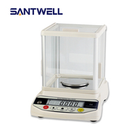 Balanza analítica de laboratorio de alta sensibilidad de 320g, balanza electrónica Digital de laboratorio de 1mg RS232 LCD