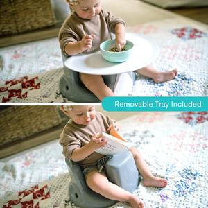 Siège rehausseur pour tout-petits pour table à manger, siège rehausseur antidérapant et stable pour bébé, siège rehausseur en mousse PU souple pour tout-petits - Product Image 6