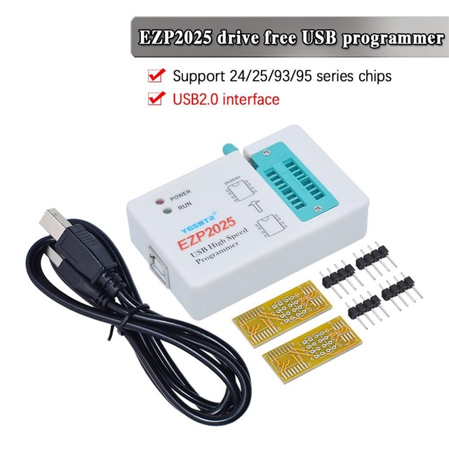 New EZP2025 programmer supports 24/25/93/95 series chips to automatically recognize asus CAP direct burn
