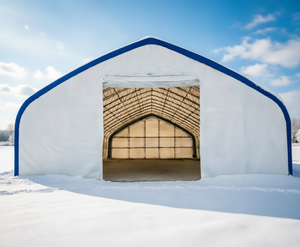 Tentes <span class=keywords><strong>de</strong></span> <span class=keywords><strong>stockage</strong></span> commerciales modernes robustes en acier Q235 imperméables pour chantier <span class=keywords><strong>de</strong></span> construction et parking - Product Image 5