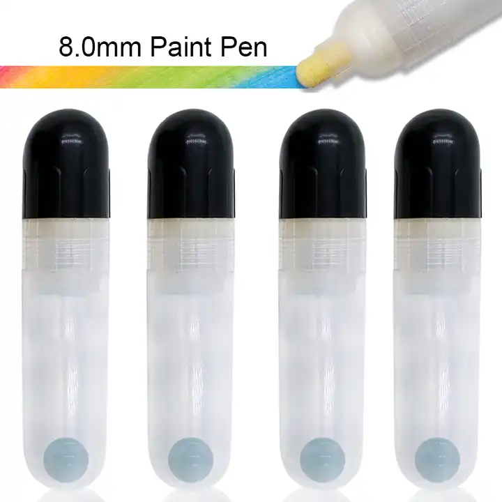 acrylic empty refillable paint marker marker