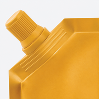 Pochette souple personnalisée avec bec verseur, réutilisable, de qualité alimentaire, pour aliments pour bébés, jus, lait, gelée, yaourt, anti-fuite, sans BPA