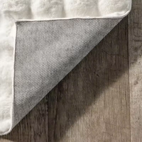 Tapis en fausse fourrure de lapin moelleux de haute qualité, design moderne, rose uni, doux, lavable, respectueux de l'environnement, adapté aux animaux domestiques, pour salon et chambre