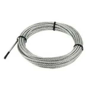 Cable de acero inoxidable para aviones, cuerda de alambre de acero 200t 7*7, cuerda de alambre de acero inoxidable AISI 304 de alta resistencia a la corrosión, 8x19W