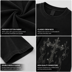 Premium Slub Cotton T Shirt <b>Men's</b> Lightweight Textured Tee Soft Breathable Casualwear Manufacturer - Product Image 3