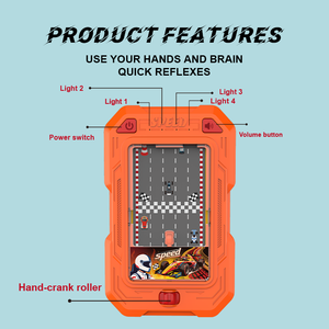 Système <span class=keywords><strong>de</strong></span> jeu portable Starlink : Console <span class=keywords><strong>de</strong></span> course automobile avec effets sonores et obstacles pour enfants - Product Image 5
