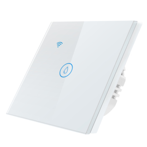 Interrupteur intelligent mural tactile WiFi CNSKOU CE RoHS UKCA 1/2/3/4 gangs 600W Europe Tuya Alexa avec télécommande pour éclairage domestique intelligent - Product Image 2