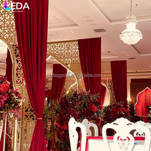 LDA แบบสี่เหลี่ยมฉากหลังโลหะสไตล์อินเดียสำหรับงานแต่งงานงานปาร์ตี้สุดหรูสำหรับงานแต่งงาน - Product Image 4