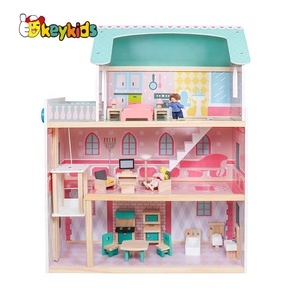 Casa <span class=keywords><strong>de</strong></span> <span class=keywords><strong>Muñecas</strong></span> <span class=keywords><strong>de</strong></span> Madera <span class=keywords><strong>de</strong></span> 3 Pisos Más Popular para Niñas <span class=keywords><strong>con</strong></span> <span class=keywords><strong>Ascensor</strong></span> W06A372 - Product Image 2