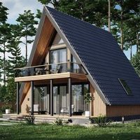 Zent petites maisons portables préfabriquées loft préfabriqué boutique bâtiment triangle maison de vacances avec climatisation