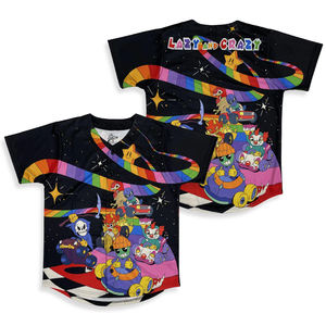 Jersey de béisbol con nombre bordado impresión por sublimación ropa de béisbol de calle personalizada - Product Image 3