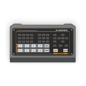 AVMATRIX HVS0401E 4 canaux <span class=keywords><strong>Micro</strong></span> pour <span class=keywords><strong>HDMI</strong></span> & DP Commutateur vidéo Live Stream & Record Via les protocoles Ethernet IP & RTMP - Product Image 2
