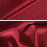100% Sutra Murbei Sutra Alami Organik Kain Crepe De Chine CDC Hijau Gelap Warna Solid untuk Pria Kemeja Kostum Pakaian