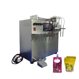 4 Heads Spout Pouch Beverage Bag Liquid Beer, Milk, Water, <b>Juice</b> Digital Control Compact Precise Numerical Filling <b>Machine</b> - Product Image 1