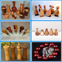 Mini tour à bois de table pour petit artisanat en bois et perles d'arts et vase