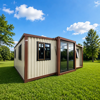 Maison de vacances modulaire préfabriquée en conteneur extensible de 20 pieds ou 40 pieds, insonorisation de haute qualité, appartement Casa