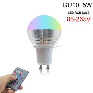 AC85 265V 3W Dimmable RGB <strong>LED</strong> Spherical <strong>Bulb</strong> E27 E14 Infrared <strong>Remote</strong> <strong>Controlled</strong> <strong>Multicolor</strong> Globe Lamp Indoor Home Bedroom Party - Product Image 6