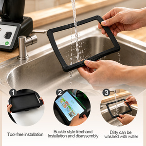 Protector de Silicona de Diseño Inteligente para Pantalla de <span class=keywords><strong>Thermomix</strong></span> TM7, Cubierta Antiarañazos para Cocina y Repostería, Funda Protectora de Cuatro Esquinas - Product Image 5