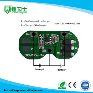 Batterie au lithium du fabricant Lifepo4 <span class=keywords><strong>BMS</strong></span> 2s 6a 8a 10a 7.4v 18650 Cellule Port commun <span class=keywords><strong>BMS</strong></span> avec Ntc Rs485 - Product Image 3