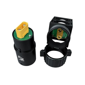RJXHOBBY Aluminum Alloy 50mm Folding Parts with AS150U <b>Quick</b> Release Plug Connector, Tube <b>Clamp</b> Fixing Base for Agricultural - Product Image 1