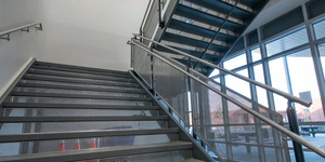 Barandilla <span class=keywords><strong>de</strong></span> Seguridad Comercial <span class=keywords><strong>de</strong></span> Aluminio Soldado con Recubrimiento en Polvo ISO9001 para <span class=keywords><strong>Entrada</strong></span> <span class=keywords><strong>de</strong></span> Hospital - Product Image 2