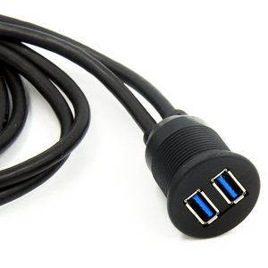 Xe bảng điều khiển kép <span class=keywords><strong>USB</strong></span> 3.0 Nam Nữ Cáp tuôn ra núi <span class=keywords><strong>USB</strong></span> ổ cắm cho xe tải biển sửa đổi - Product Image 6