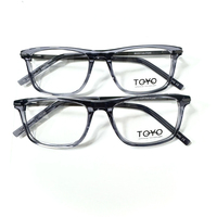 Nouvelles montures de lunettes carrées transparentes en acétate unisexe pour la lecture, protection oculaire, tendance, unies/à rayures florales
