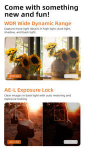 Caméra de Poche d'Action pour Vlog <span class=keywords><strong>Ordro</strong></span> M5 5K Caméscope Numérique Anti-Vibrations à 3 Axes avec Écran 3,5" Suivi du Visage et Vision Nocturne Infrarouge - Product Image 4