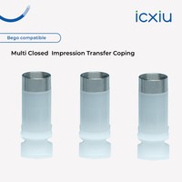 Bego Titanium Dental Implant Closed Tray Transfer Coping pour le flux de travail d'empreinte dentaire de dent unique