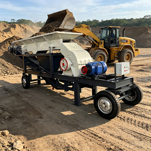 Concasseur à marteaux durable pour le traitement du minerai d'or, de la pierre, du calcaire, du granit, des déchets de construction et de l'agrégat de carrière - Product Image 2