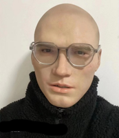 Nouveauté Halloween Costume Party silicone Tête Masque Réaliste Visage Humain réaliste masque