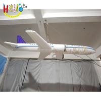 Avion publicitaire gonflable, forme personnalisée gonflable, ballon d'avion gonflable sans télécommande, modélisation d'airship