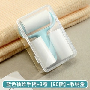 Mini Lint Roller With Tear Off Paper Portable For Clothes Pet Hair <b>Removal</b> Green - Product Image 5