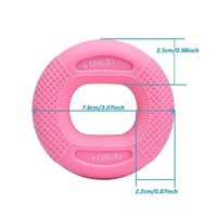 Anillo de Agarre de Silicona de Grado Alimenticio, Portátil, Antideslizante, para Entrenamiento Corporal, Masaje de Dedos, Mejora la Fuerza y Flexibilidad de la Mano