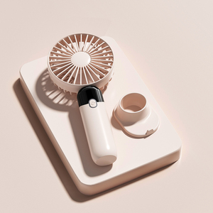 Hot Sale USB Rechargeable LED Display Portable Mini Handheld Fan ODM&OEM Logo Custom Fan Handy Cooling Small Fan with Color Box