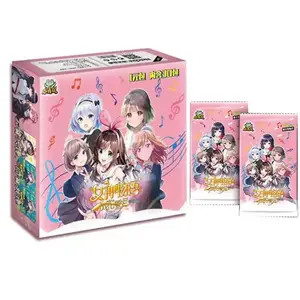 original Goddess Story card pack girl party Moe girl field bronzing anime characters collection flash card Rem kids toys Gift