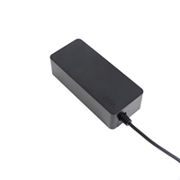 Adaptor laptop Universal OVP DC Tipe C 100-240VAC 1.2A 5-48V/1-8A 65W Adaptor pengisi daya catu daya Desktop untuk Microsoft
