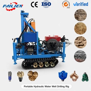 Foreuse hydraulique diesel à bon <span class=keywords><strong>prix</strong></span> pour puits d'eau, machine <span class=keywords><strong>de</strong></span> forage portable <span class=keywords><strong>de</strong></span> 200 m pour projets <span class=keywords><strong>de</strong></span> forage en profondeur - Product Image 1