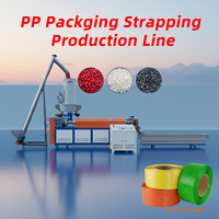 Ligne de production de sangles en PP à vis simple haute efficacité avec une productivité élevée pour l'industrie de l'emballage