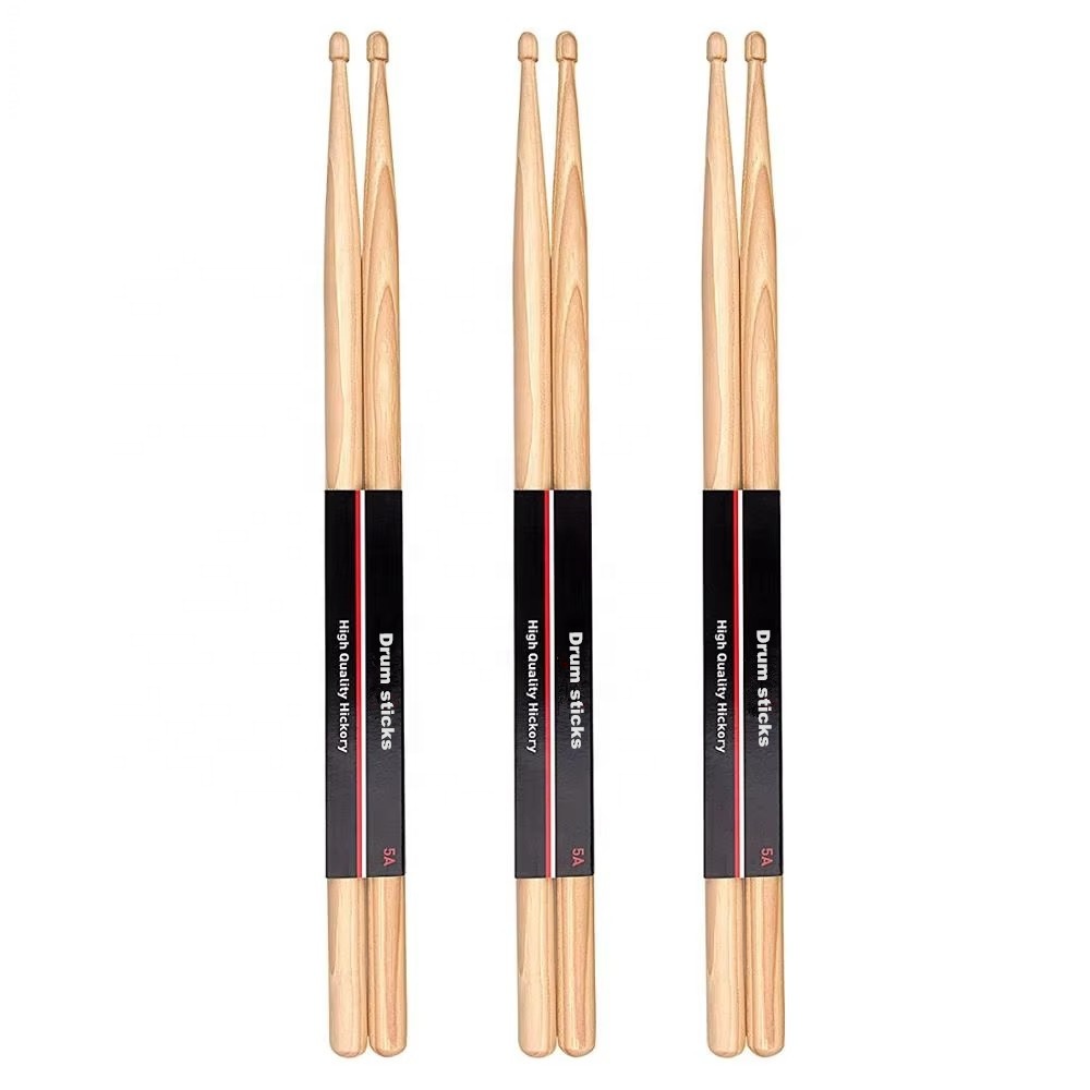 Оптовая продажа, Индивидуальная модель 5A Hickory Major, цветные объемные Музыкальные инструменты для ударных наборов, модель из кленового материала, номер 7A