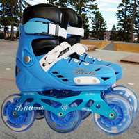 Chaussures de patin à roulettes de Slalom supérieur en nylon Durable de haute qualité pour enfants équitation lisse été hiver-pour les parcs de skate City Run