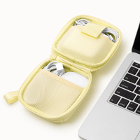 Tas Penyimpanan Digital Anti Air dengan Logo Kustom, Organizer Gadget Mini untuk Perjalanan, Tempat Kabel Aksesoris Elektronik