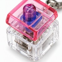 Mini-claviers en plastique anti-stress, porte-clés ludiques au design de clavier, jouets portables avec boutons amusants pour soulager le stress