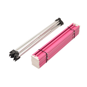 Table pliante rectangulaire en alliage d'aluminium pour l'extérieur, base à tréteaux, portable, pour le camping, le barbecue, les pique-niques, couleur noire - Product Image 1