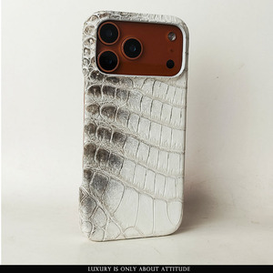 เคสโทรศัพท์มือถือหนังแท้หรูหราคุณภาพสูงแบบ Himalaya Croco Dile สำหรับ <span class=keywords><strong>iPhone</strong></span> 17 <span class=keywords><strong>PROMAX</strong></span> - Product Image 2