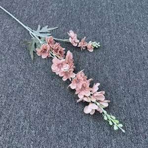 Offre Spéciale : Delphinium Artificiel en Soie à 2 Tiges pour Décoration Maison et Mariage - Product Image 2